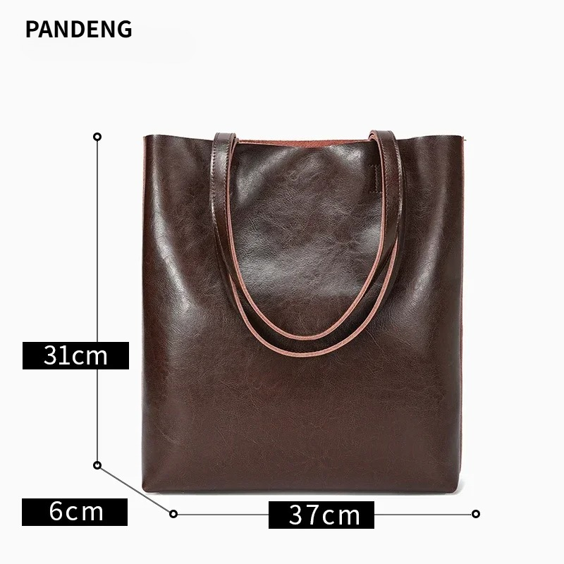 Women Hand Bags For Office - Bolsas Femininas de Couro Natural, Bolsas