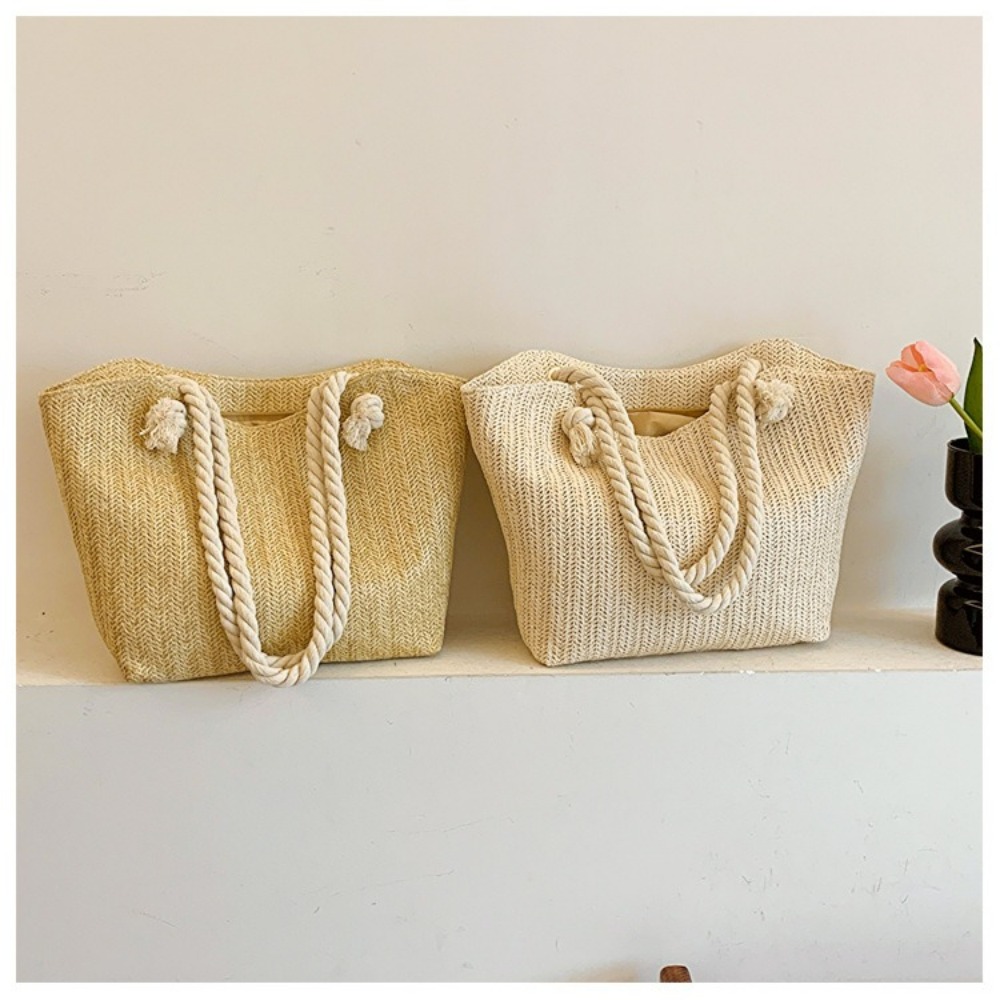 Women'S Raffia Bags - Nova Bolsa de Praia de Verão