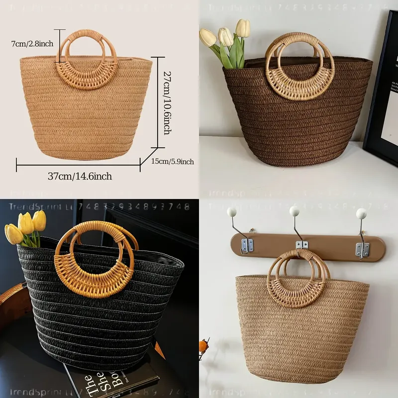 Women'S Bags Handbags - Bolsa de Praia Feminina de Verão