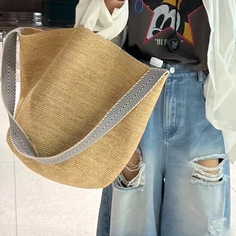 Women'S Raffia Bags - Bolsa de palha de ráfia de