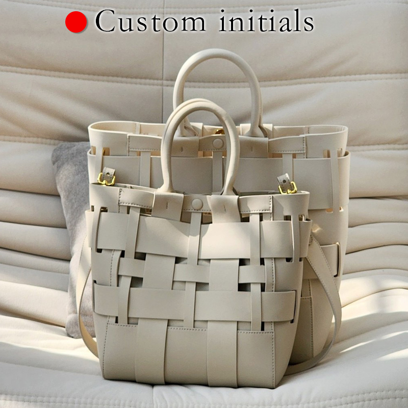 Women Bags On Sale - Iniciais personalizadas sacolas de couro genuínas