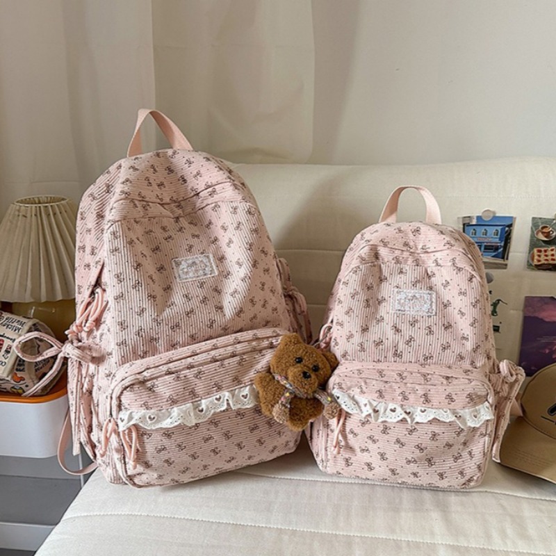 Mochila de Corduroy de Inverno - Women'S Young Bags avaliação e preço