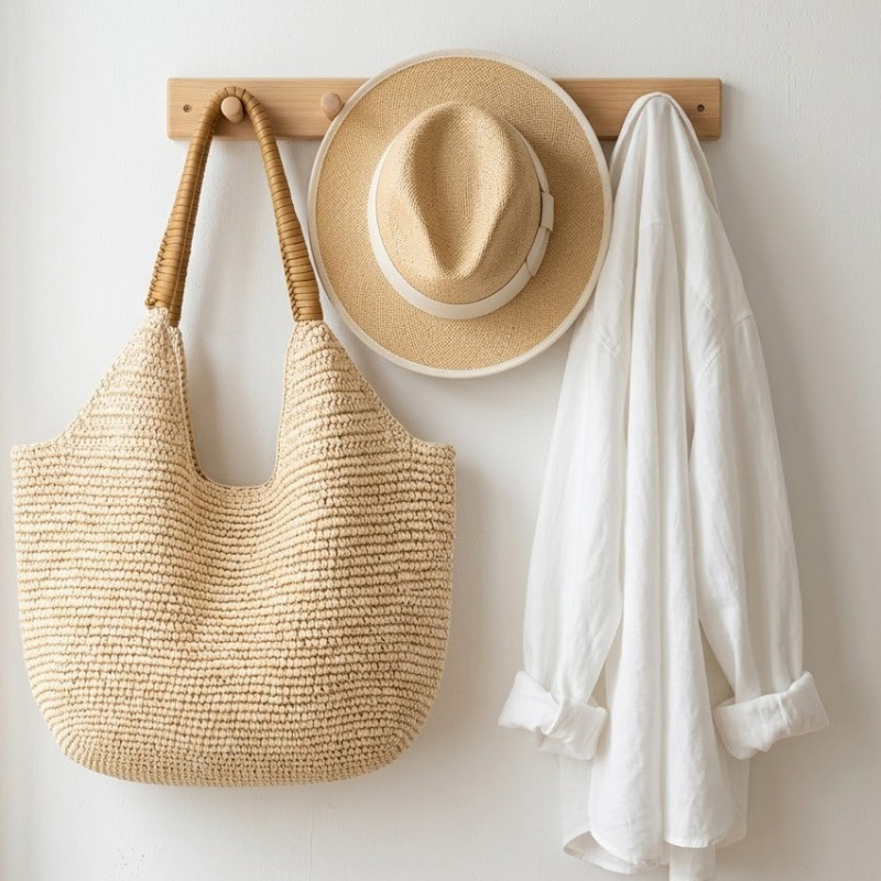 Bolsa Tote Feminina de Grande  - Women'S Raffia Bags avaliação e preço