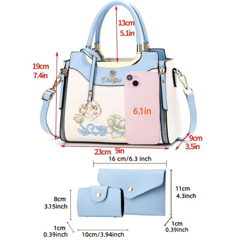 Conjunto de 3 peças de bolsas  - Women'S Bags Handbags avaliação e preço