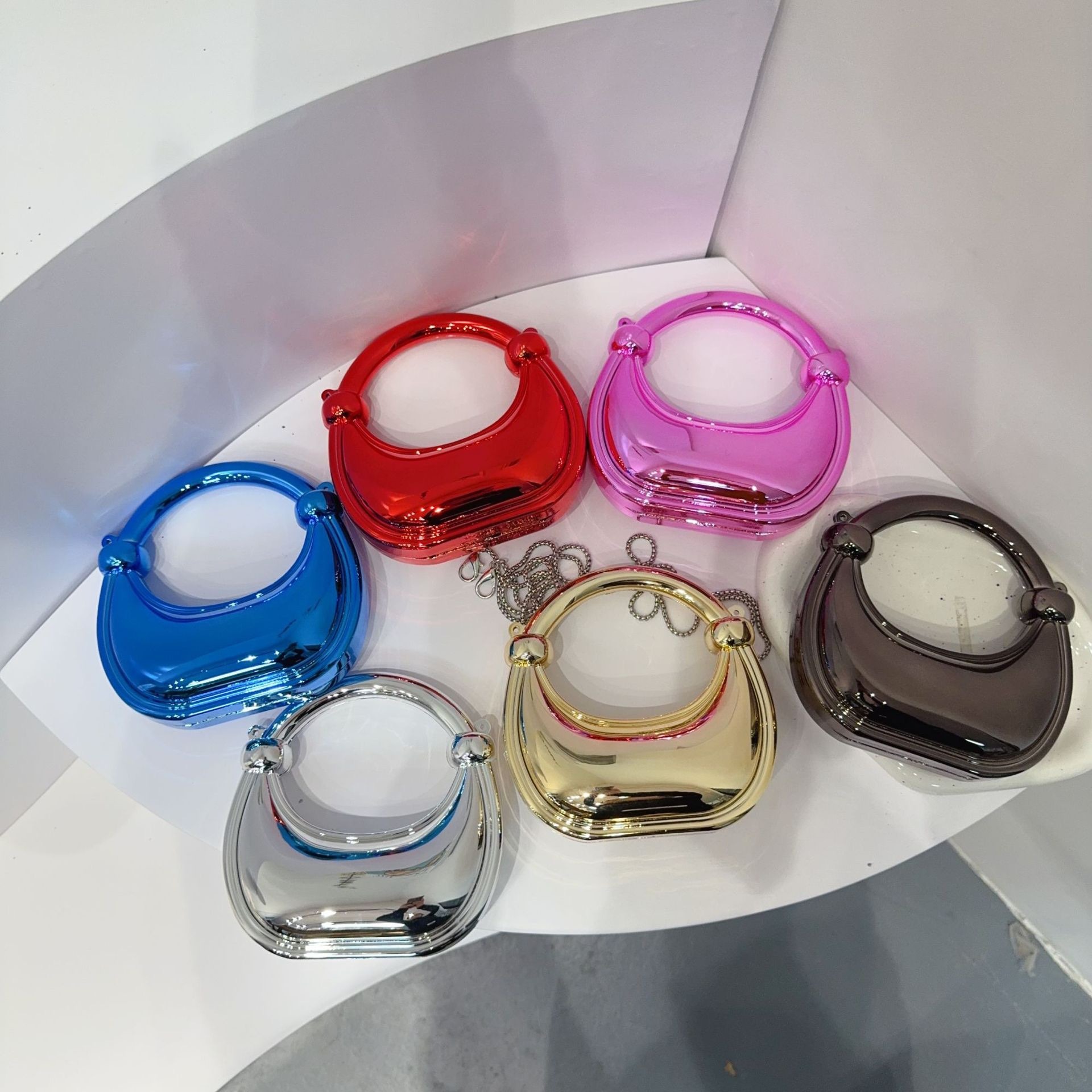 Mini bolsa de noite dourada, b - Women Bags On Sale avaliação e preço