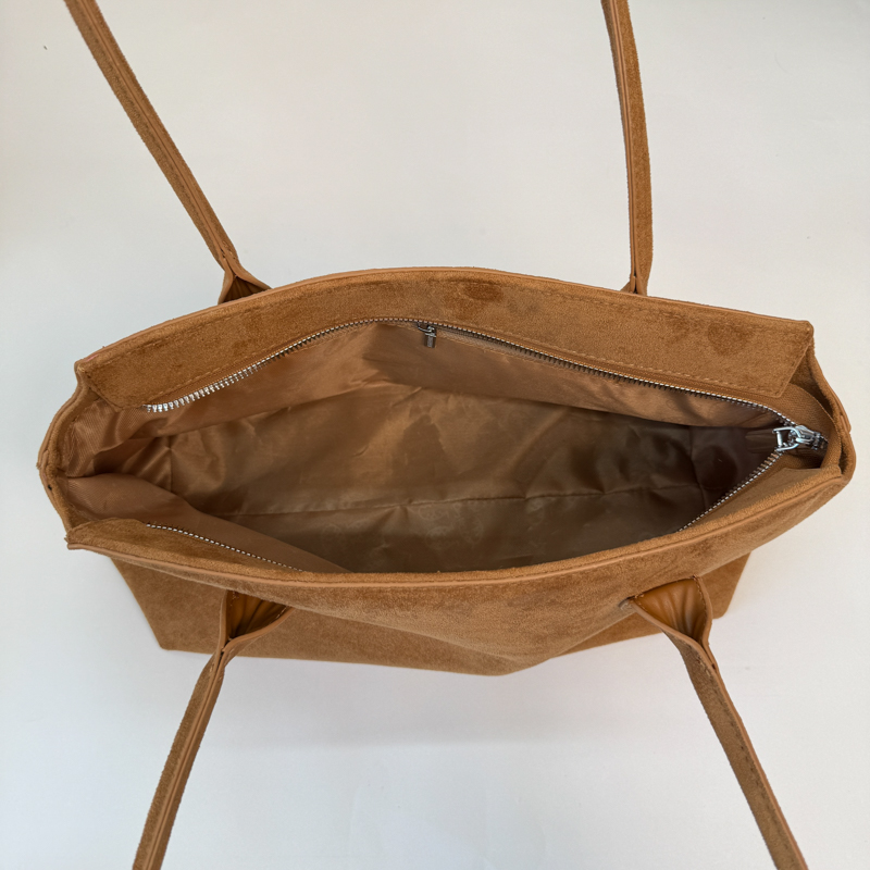 Bolsa de axila de camurça marr - Women Hand Bags For Office avaliação e preço